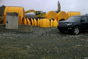 New Bedford School StormTech - system recieved on site New Bedford School StormTech - system recieved on site